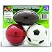 NDN LINE Set of 3 Rubber Sports Playground Balls 5