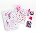 Tri-Coastal Design Girls Unicorn Journaling Set: Cute Sequin Pink and Purple Diary Accessories Kit with Stamp and Pad, Journal, Fuzzy Pen, Sparkly Glue and Sticker Set