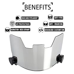 Football Visor Helmet Clear Visor, Scratch