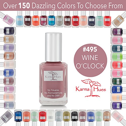 Karma Organic Non-Allergenic Nail Polish (WINE O'CLOCK)