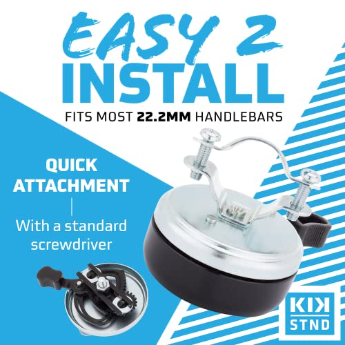 Kickstand Cycleworks Classic Beach Cruiser Bicycle Bell Seafoam