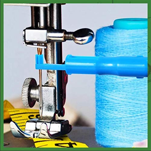 3 Pcs Household Sewing Machine Automatic Threader,Efficient Sewing Machine Threader, Quick Sewing Threader Loopers Household Sewing Machine Auto Threader Needle Changer, Holds Needles Firmly (Blue) - Thumbnail 3