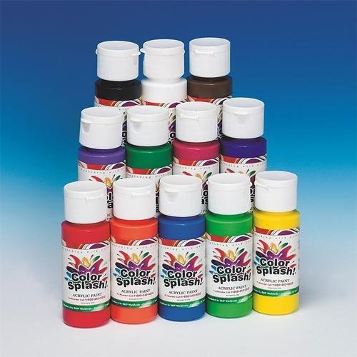 2-oz. color splash! acrylic paint (pack of 12)