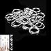 Bonayuanda 300pcs Stainless Steel Split Ring Double Loops Jump Rings Key Rings 12mm for Crystal Lamps, Crystal Curtain, Crystal Garland, Necklaces, Keys, Earrings, Jewelry Making
