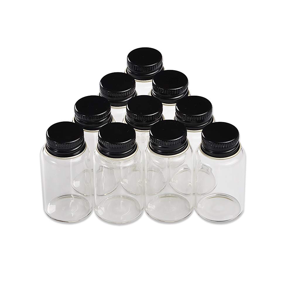 15ml Mini Glass Sealed Bottles With Metal Aluminum