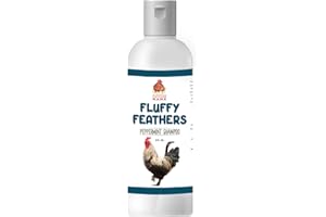 PAMPERED CHICKEN MAMA Feather Shampoo for Chickens | Bird Shampoo for Cockatiels, Cockatoo, Parrots: Poultry Conditioner & Baby Chicken Supplies, Gamefowl Supplies for Clean Feathers (Peppermint)