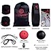 Boxing Reflex Ball for Adults and Kids - React Reflex Balls on String with Headband, Carry Bag and Hand Wraps - Improve Hand Eye Coordination, Punching Speed, Fight Reaction (2 Difficulty Level Balls)