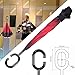 Glamore Umbrella, Reverse Umbrella, Creative Double Layer Hands Free Inverted Umbrella Straight Waterproof Inside Out Travel Umbrella Red-Black