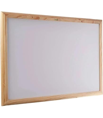 Quadro Branco 80x60cm - Madeira Pinus Luxo | Escritório E Casa