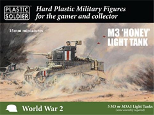 WWII Miniatures - Germany 15mm M3 Honey Light Tank