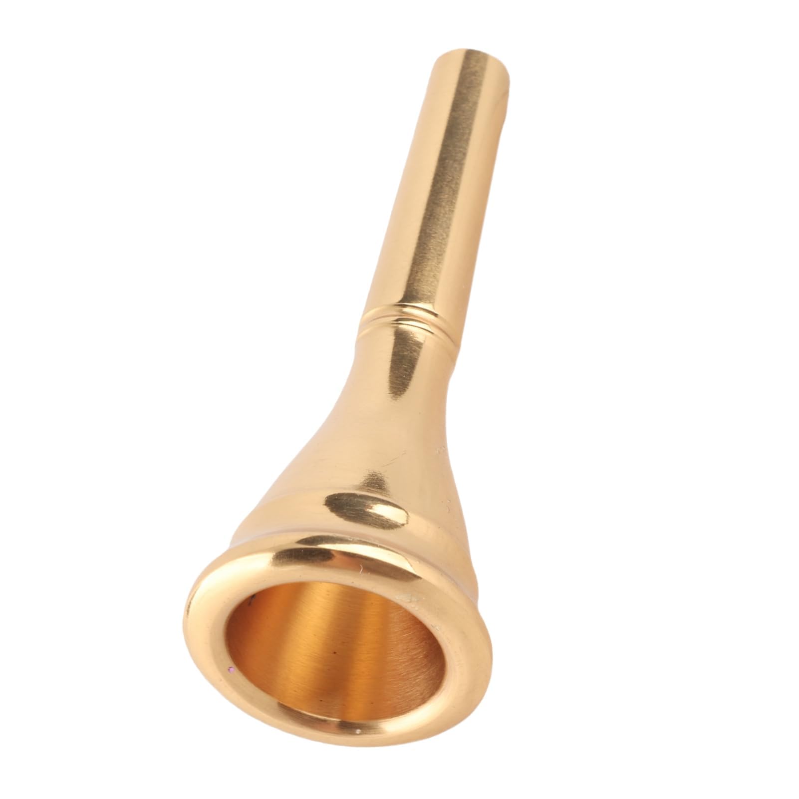 Alomejor Horn Mounthpiece Gold Plated Standard French Horn Mouthpiece Brass Horn Mouth Mouthpiece for Horn