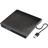 Actpe USB 3.0/Type-C Slim External DVD RW CD Writer Drive Burner Reader Player Optical Drives for Laptop PC