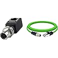 Lonlonty 12 - Conjunto de cable blindado de 4 pines a RJ45, cable de Lonlonty 12 - Conjunto de cable blindado de 4 pines a RJ45, cable de