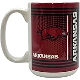 Boelter Brands Large NCAA Hero Sublimated Mug, 15oz (Arkansas Razorbacks)