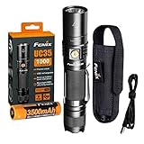 BUNDLE: Fenix UC35 960 Lumens PD35 Rechargeable CREE XM-L2(U2) LED Tactical Flashlight with 3200mAh 18650 Battery and LegionArms USB Charging Cord