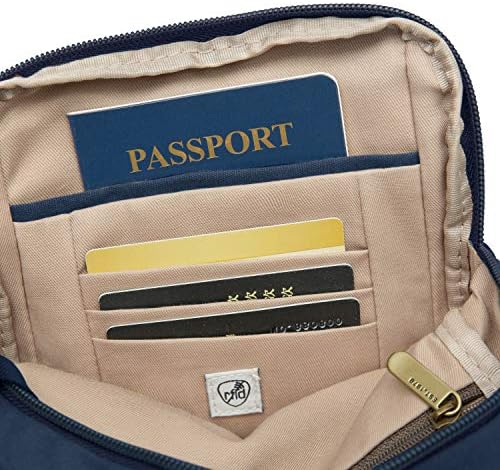 Travelon: Anti-Theft Courier Small N/s Slim Travel Bag - Navy 7 Travelon: Anti-Theft Courier Small N/s Slim Travel Bag - Navy