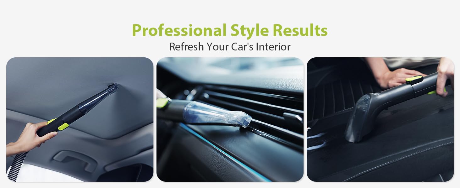 Photo 1 of Carpet Cleaner Shampooer, MUJERBAY 15Kpa Portable Spot and Stain Cleaner, Easy Move with Handle, 1.5-inch Deep Cleaning Machine for Couch, Stairs, Car and Pet Messes.3.27-26