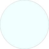 Home Supplies 600mm Tempered Glass Round Table Top Clear 60 cm Edge Polished view 1