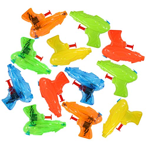 Lumiparty Mini Squirt Water Guns Water Blaster Soaker,Water Squirt Water Fight Toys,Summer Swimming Pool Beach Toy,Plastic Blasters for Kids Party Favors (12PACK).