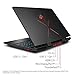 Omen by HP 2019 15-Inch Gaming Laptop, Intel i7-9750H Processor, GeForce RTX 2070 8 GB, 32 GB RAM, 512 GB SSD, VR Ready, Windows 10 (15-dc0030nr, Black)