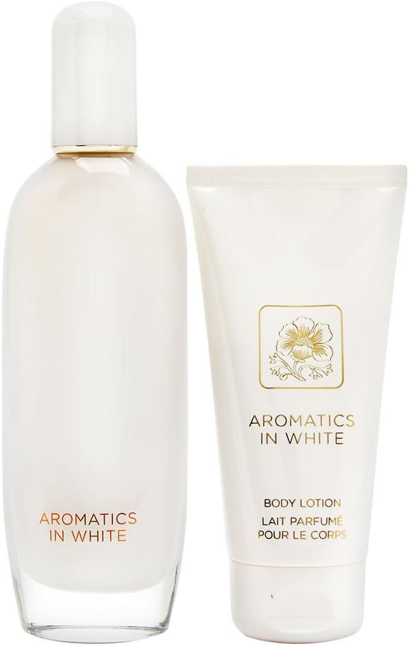 Clinique Aromatics In White 100ml Eau de Parfum Gift Set With Body