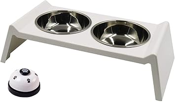 Amazon 犬 猫用 食器 スタンド 食事台 ステンレス製 えさ皿 餌 水