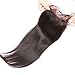 Beata Hair Top Closure Brazilian Straight Lace Closure Human Hair Free Part with Baby Hair (08inch)