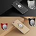 Cat Cell Phone Ring Holder Stand for Magnetic Car Mount,Rotating Phone Finger Ring Holder Grip Pop Kickstand for Smartphones(3 Pack Red Gold Black)
