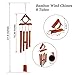 Wind Chimes,Wooden Melody Bamboo Wind Bell, Large Brown Bamboo Amazing Grace Wind Chimes for Garden Outdoor Indoor Home Front Door Decor with Beautiful Sound