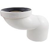 Savagrow Full Flush Offset Toilet Flange Shift 10cm, Toilet Flange Offset Hose Connector Toilet Change Place Extension for Dr