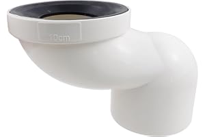 Savagrow Full Flush Offset Toilet Flange Shift 10cm, Toilet Flange Offset Hose Connector Toilet Change Place Extension for Drain Pipe Connection