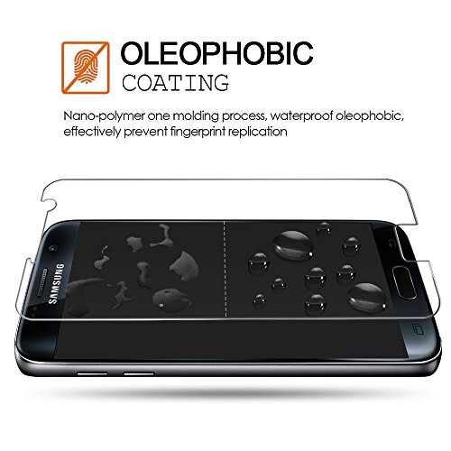 image for ONSON Samsung Galaxy S7 Screen Protector, [2-Pack][HD Clear][9H Hardne