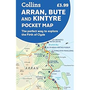 Arran, Bute and Kintyre Pocket Map: The perfect way to explore the Firth of Clyde Landkaart – Gevouwen Kaart, 3 juli 2022