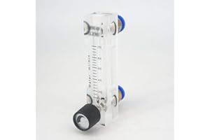 Sorekarain 100-1000mL/min LZM-6T Liquid Water Flowmeter Rotameter with Valve Fit 10mm Tube