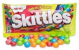 All American Skittles, Sweets & Sours, 2.0 Oz (Pack of 24) New Flavor!
