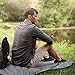 Compact Portable Kanga Pocket Blanket: Packable Outdoor Blankets for Camping - Sand Proof Beach Blanket & Water Resistant Picnic Blanket - Blue Mat With Carabiner Clip Carrying Pouch - 55