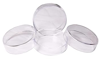 62 mm Möbeluntersetzer durchsichtig rund Ø 62 mm innen - 8 Stück Möbelgleiter glasklar Klavieruntersetzer/Gleitschale - durch