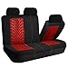 FH Group FB071115 Travel Master Seat Covers (Red) Full Set – Universal Fit for Cars Trucks & SUVs