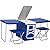 LTL Shop Multi Function Outdoor Rolling Cooler W/ Table And Chairs