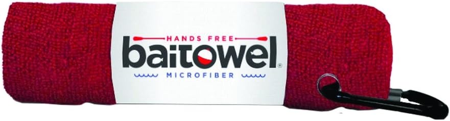 baitowelBT-Red Fishing Towel, Red