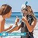 Wildhorn Seaview 180 V2 Full Face Snorkel Mask. Snorkeling Gear for Adults, Young, and Kids. Snorkel Mask Adult with FLOWTECH Advanced Breathing System, Panoramic Side Snorkel Set Design