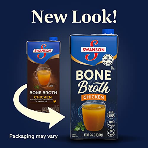 Swanson Chicken Bone Broth, 32 oz. Carton (Pack of 12) Pricepulse