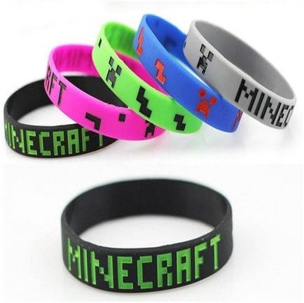 Diamond Creeper Face Wristband Bracelet (Pack of 5 Pieces)