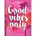 TF Publishing 19-4216A July 2018 - June 2019 Good Vibes Monthly Planner, 7.5 x 10.25