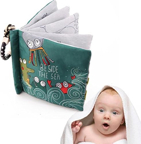 Keliay Water Drawing Mat, Cloth Book Intelligence Development Educational Learning &amp; Education Cloth Book for Children Baby Toddlers Kids Boys Girls (B)