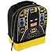 Lego Batman Dual Compartment Soft Lunch Box (Black/Yellow)