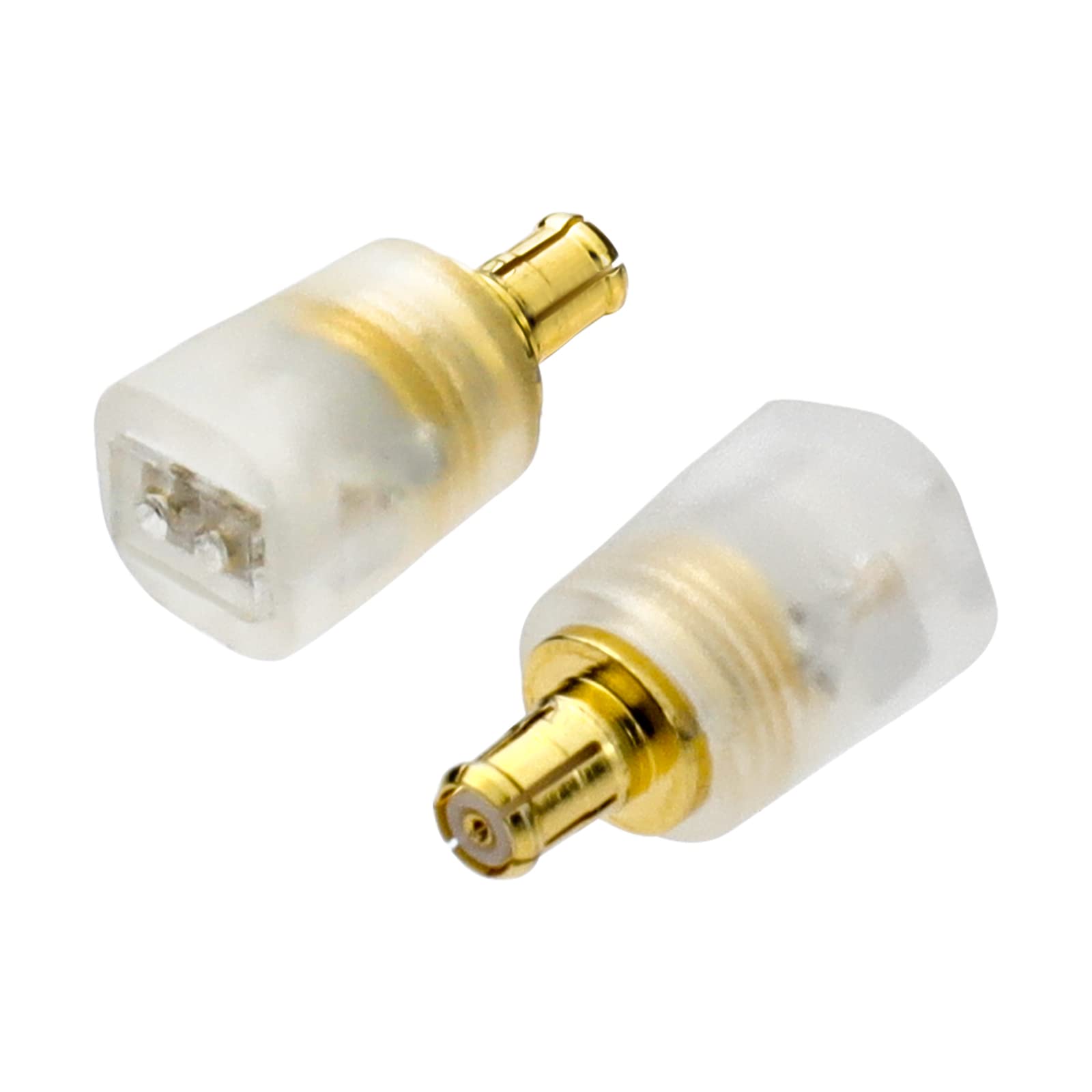 okcsc Adapters for Audio Technica ATH-LS70IS Male to 2 Pin Cable Compatible for ATH-LS200IS CKRS90Is HDC213A/1.2 CKS1100IS Headphones Lossless Sound Quality One Pair of Headphone Converter Clear — image 1