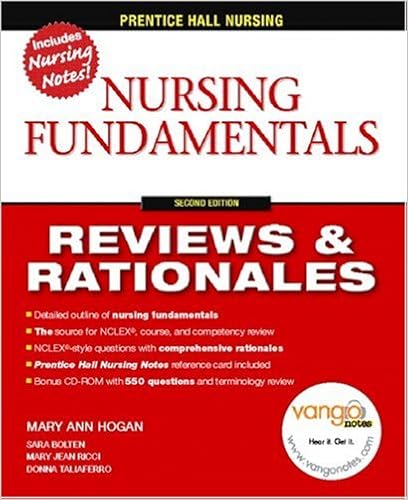 Prentice Hall Reviews Rationales Nursing Fundamentals 9780132240789 Medicine Health Science Books Amazon Com