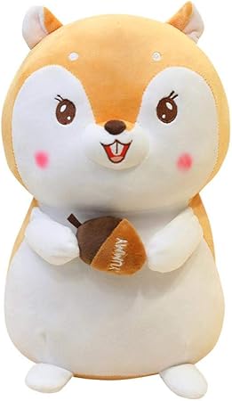 Amazon 眠っているかわいいリスぬいぐるみ枕超かわいい小さなマウスぬいぐるみ人形クリエイティブな縫いぐるみ人形 ぬいぐるみ おもちゃ