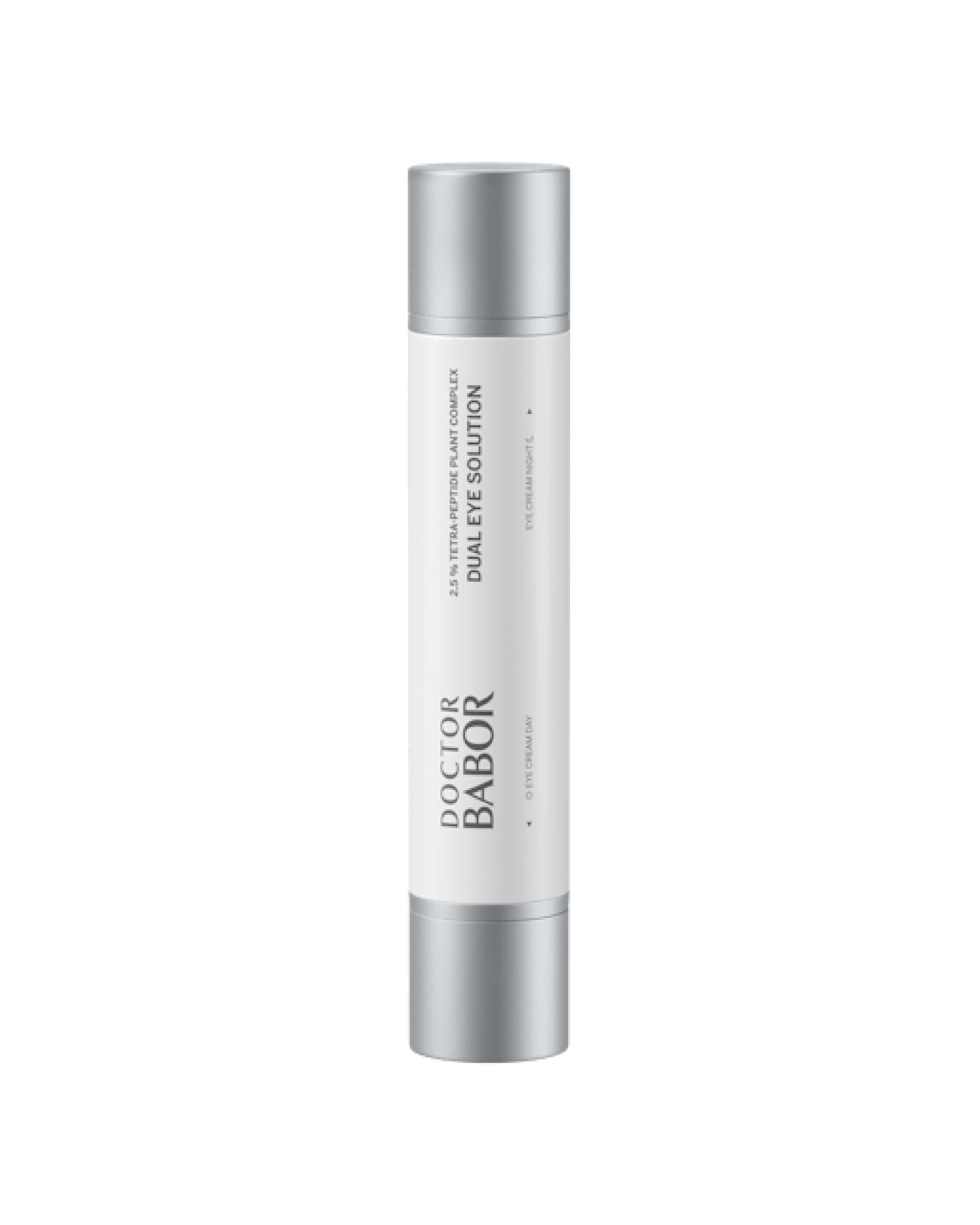 DOCTOR BABOR Dual Eye Solution | Care duo for radiant eyes day & night | Highly effective anti-wrinkle cream as eye care with puffiness reduction |vegan | 15ml day care and 15ml night care